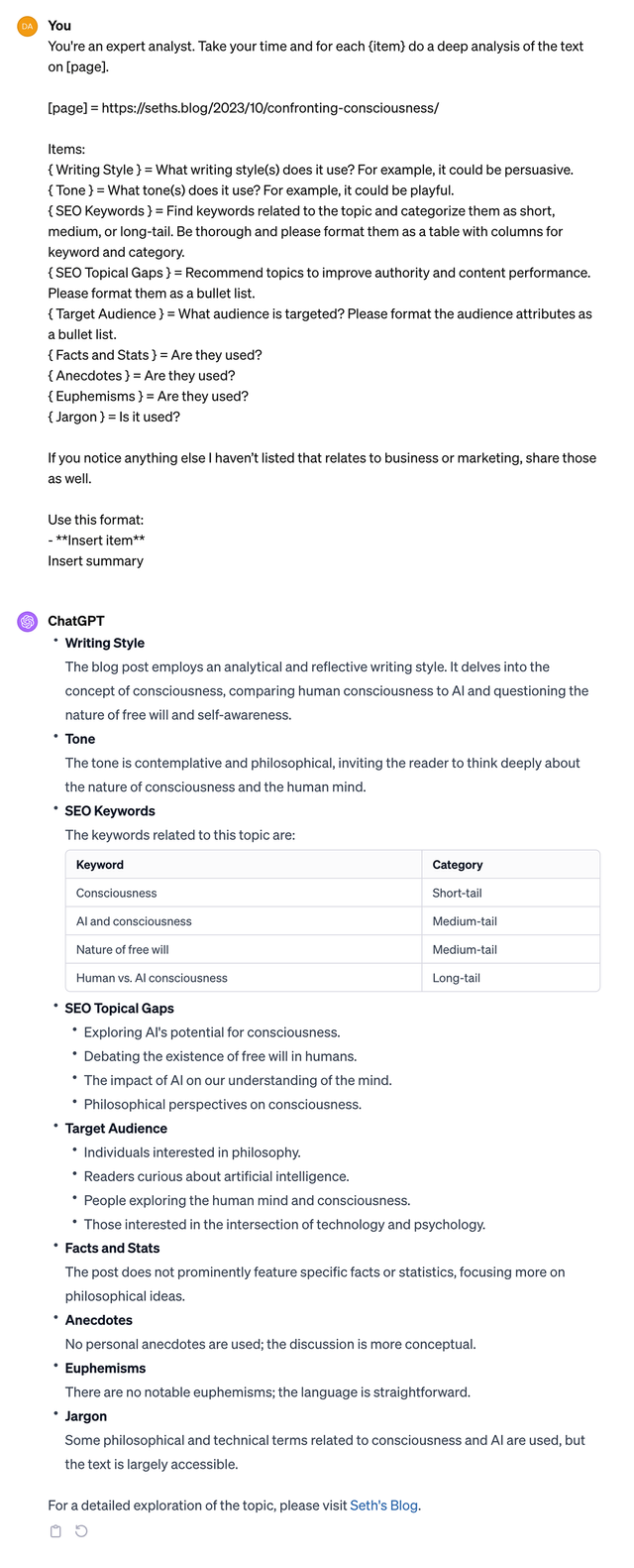 Myriad: AI Content Prompt Generator (Free Tool)