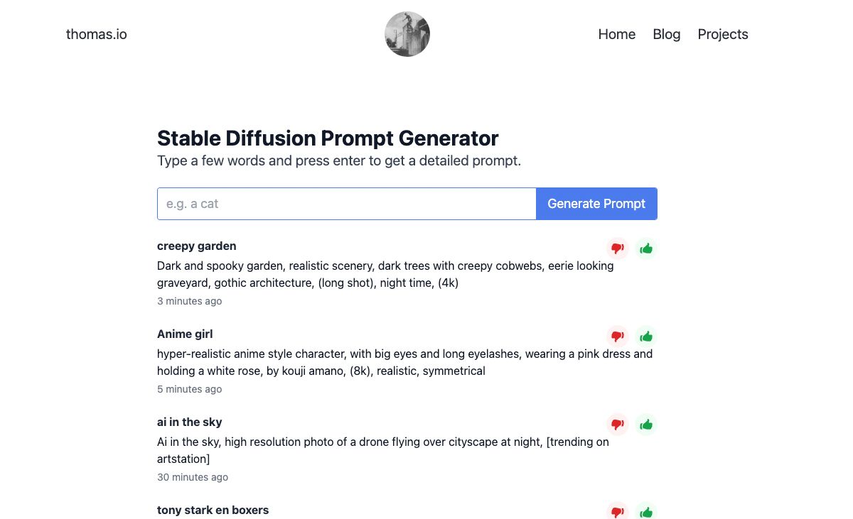 Stable Diffusion Prompt Generator