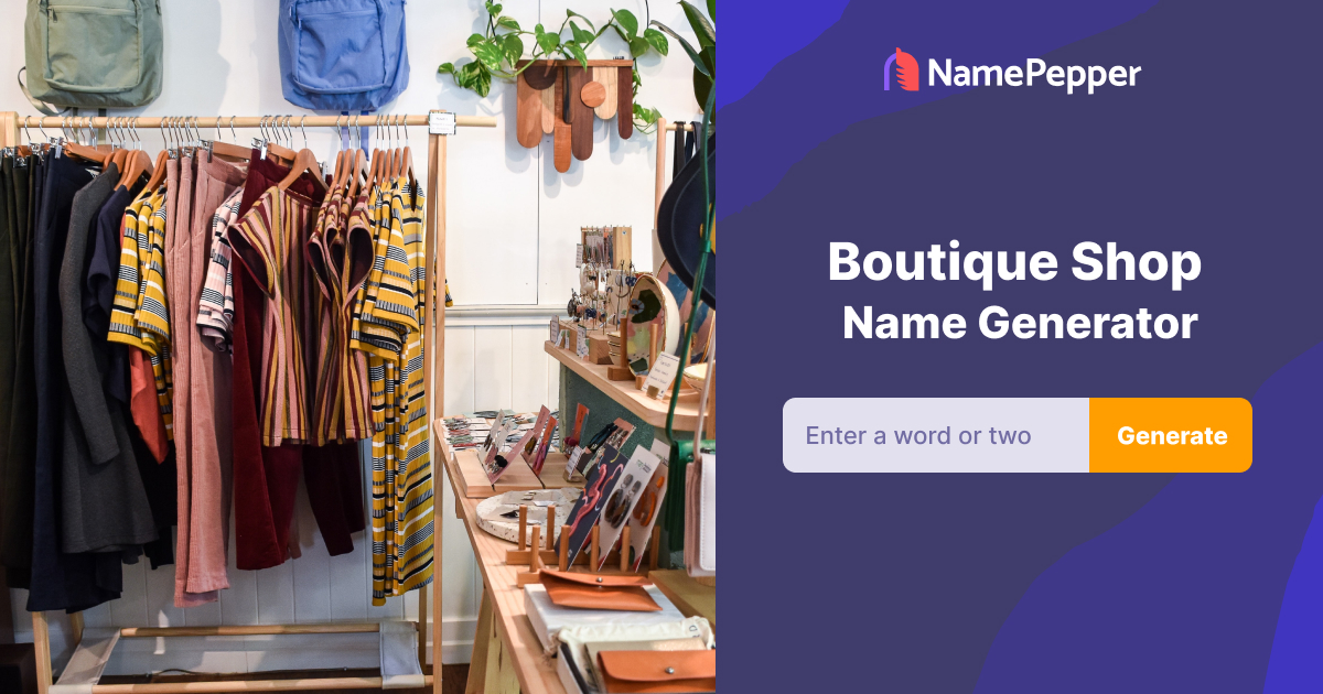 1200+ Fashion Store Names Ideas (Generator + Guide)  Fashion store names,  Boutique names, Store names ideas